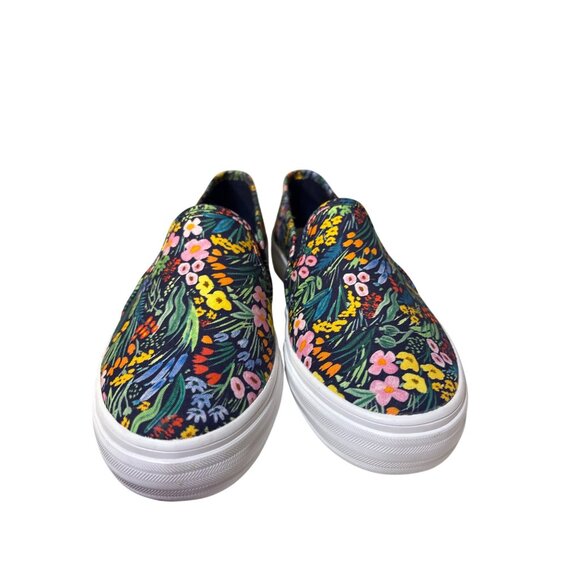 Keds X Rifle Paper Co. Womens Floral Slip-On Sneakers Size 6.5W NEW - Picture 2 of 7
